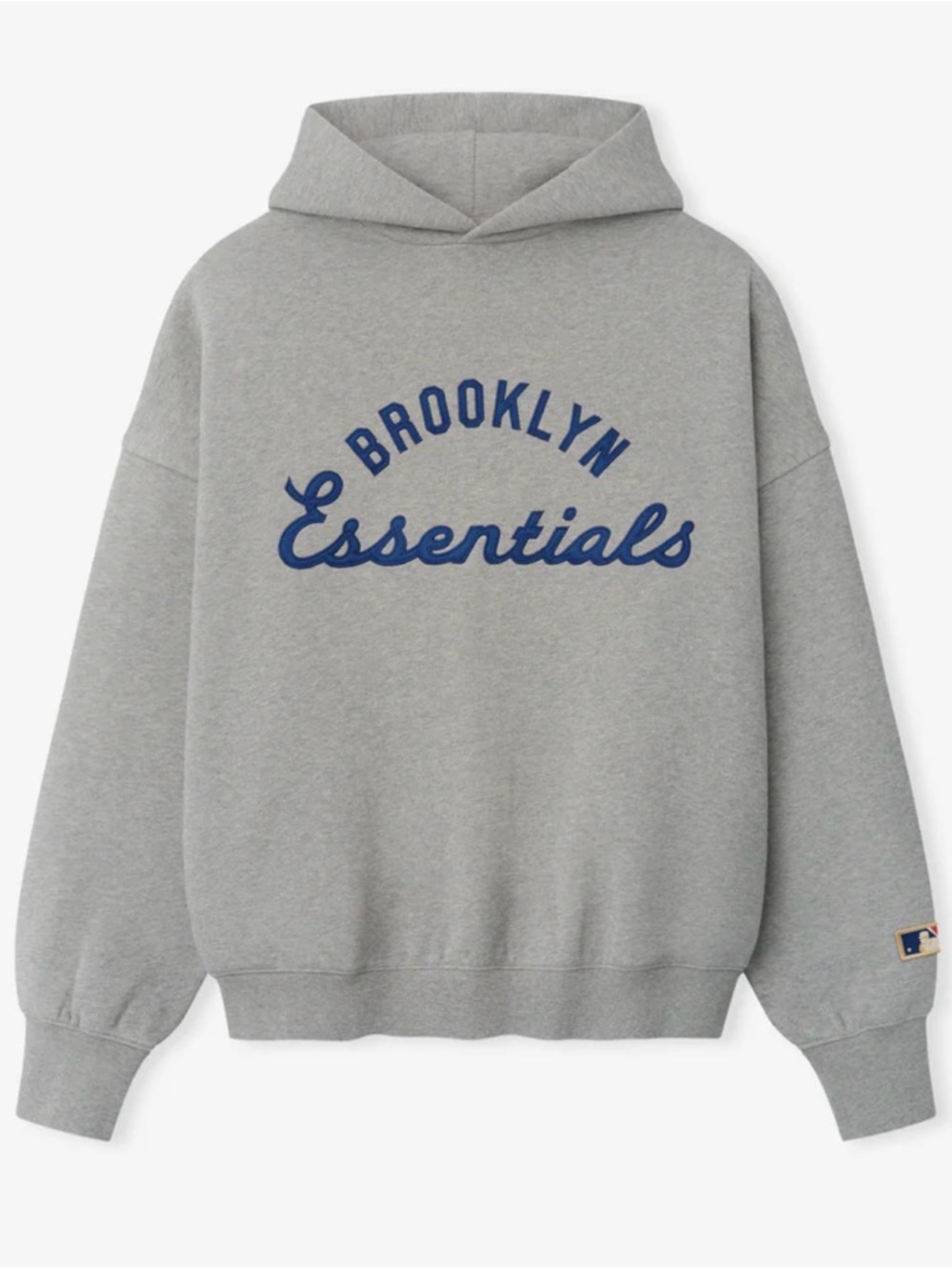 Fear of God Essentials Jackie Robinson Heather gray hoodie